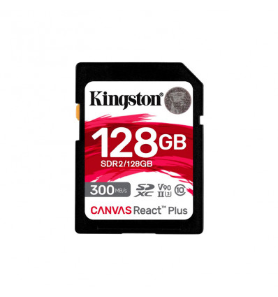 Kingston CANVAS React Plus 128GB - Tarjeta SD