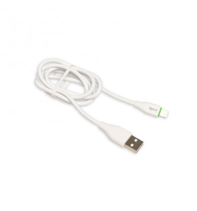 Cable Iggual USB-A Lightning 100cm Blanco