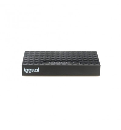 Iggual 8 puertos RJ-45 Gigabit - Switch