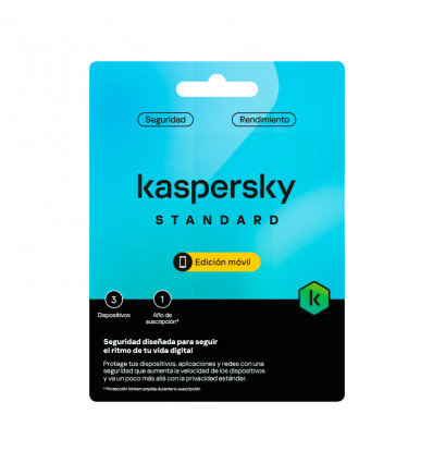 Kaspersky Standard (Edición móvil) - Antivirus (3 dispositivos / 1 año)