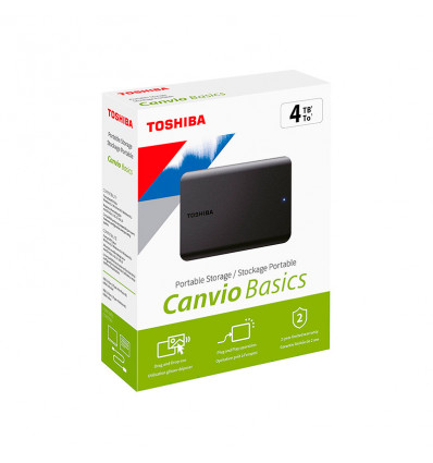 Toshiba Canvio Basics 4TB (2022) - Disco duro externo 2.5"