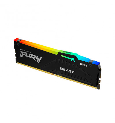 Kingston Fury Beast RGB 16GB DDR5 5200MHz CL36 - Memoria RAM